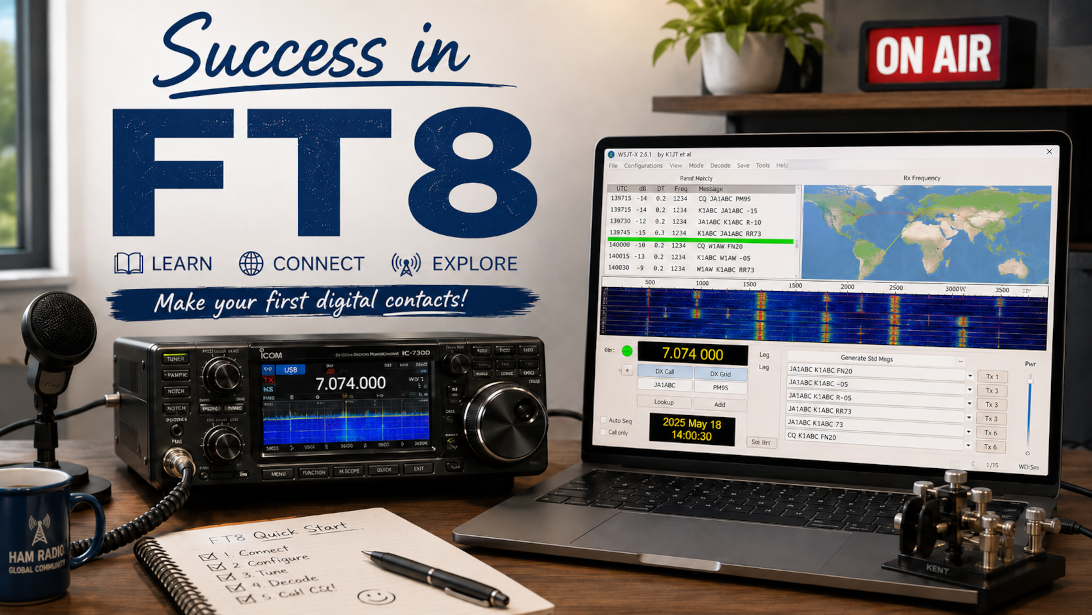 SUCCESS IN USING FT8