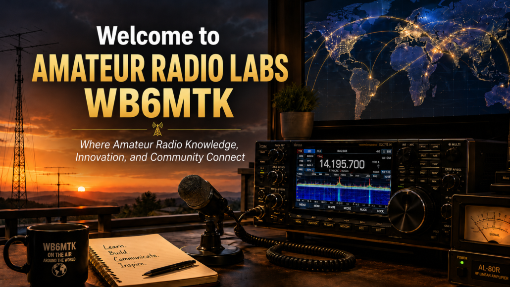 WELCOME TO AMATEUR RADIO LABS - WB6MTK